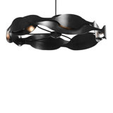 Waves 6 - Light Wagon Wheel Pendant