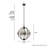 Stone Creek 6 - Light 19 inch Globe Pendant
