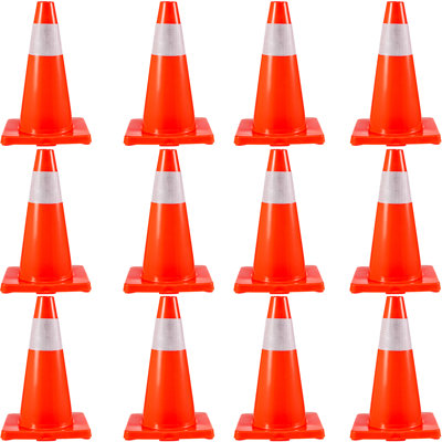 VEVOR Traffic Cones with Reflective Collars