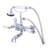 Stonington 3 Handle Deck Clawfoot Tub Faucet-19139522-19139527