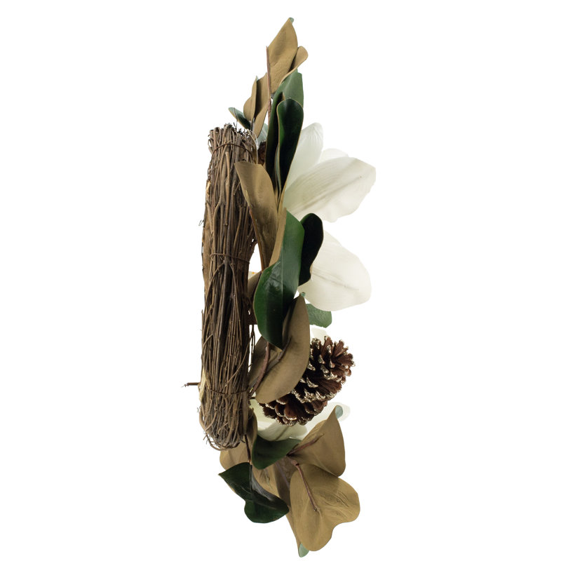 Couronne de polyéthylène 21,7" en fleurs