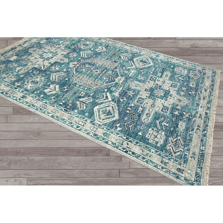 Alegre Bordered Power Loomed Tan Indoor/Outdoor Rug Gracie Oaks Rug Size: Rectangle 9'6 x 12