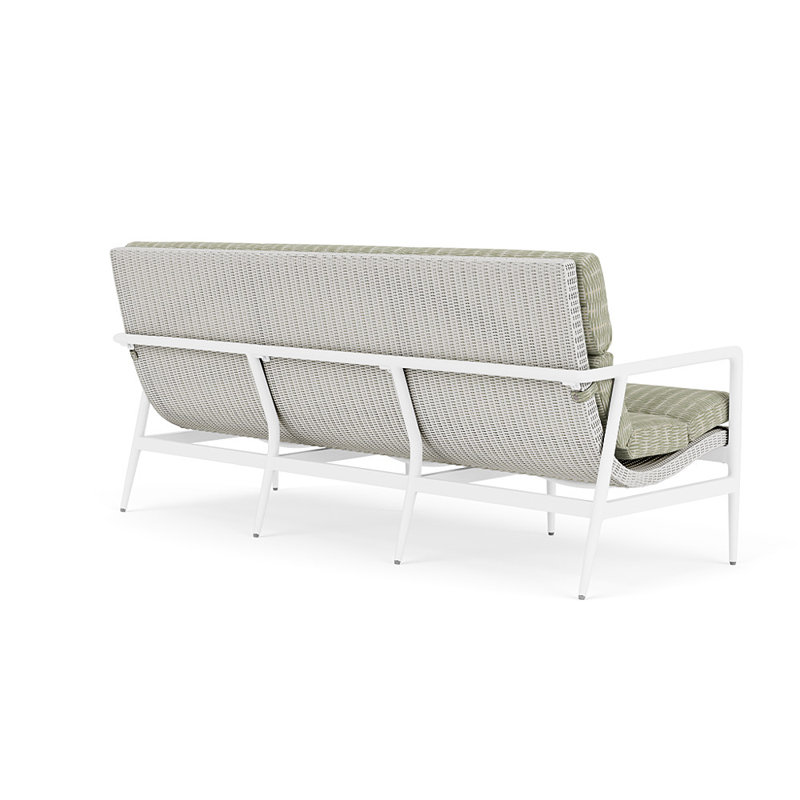 Cascade Outdoor 3 - Seat Patio Sofa, Romulo Laurel, Matte White