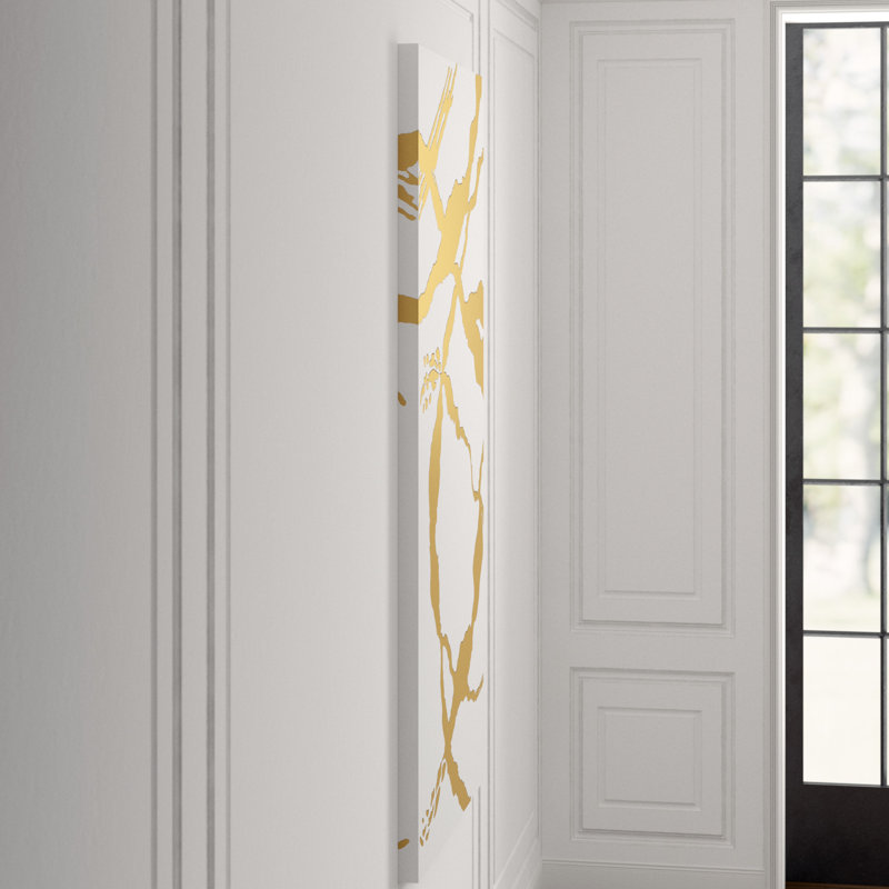 Golden Silhouette III Print by Beverly Fuller