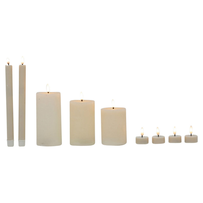 Anjani Unscented Flameless Pillar Candle
