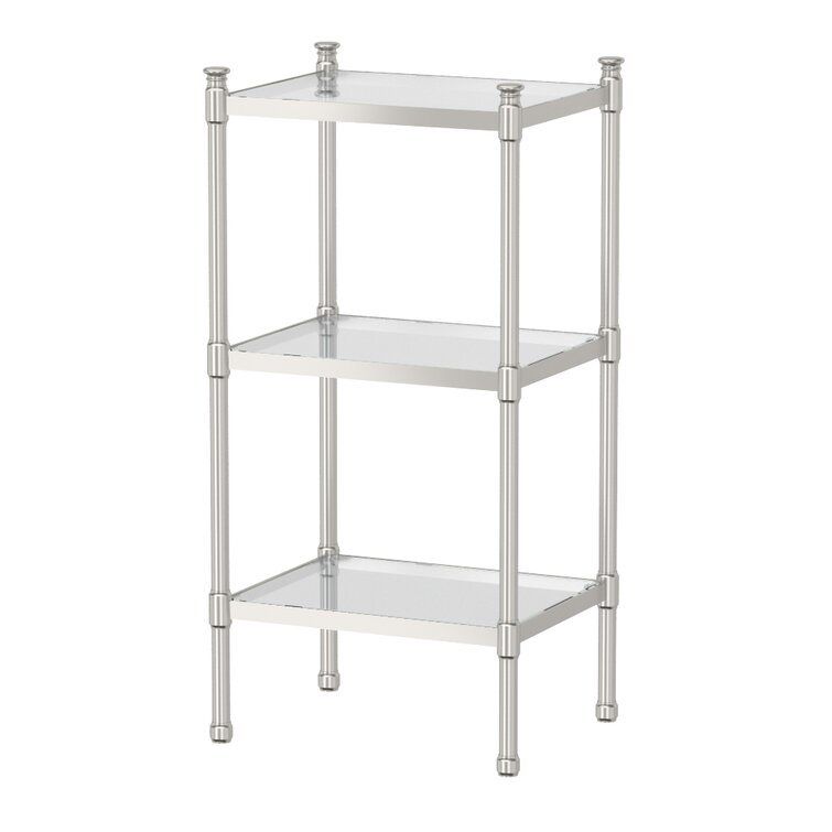 Hyeon Metal Freestanding Bathroom Shelves