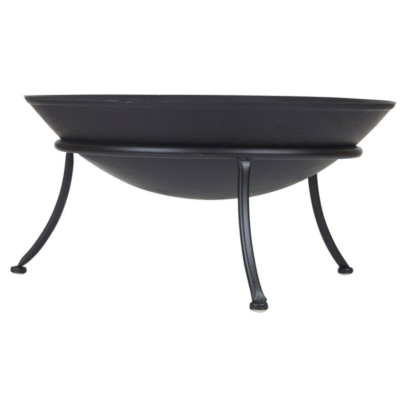 McKenzie Round Cast Iron Smokeless Fire Pit