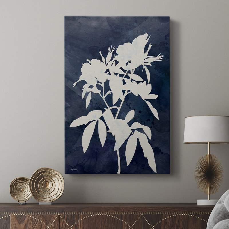 Indigo botanique I revisité - galerie Cavas sur mesure
