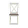 Chaise d'appoint rembourrée en bois massif Atiqa
