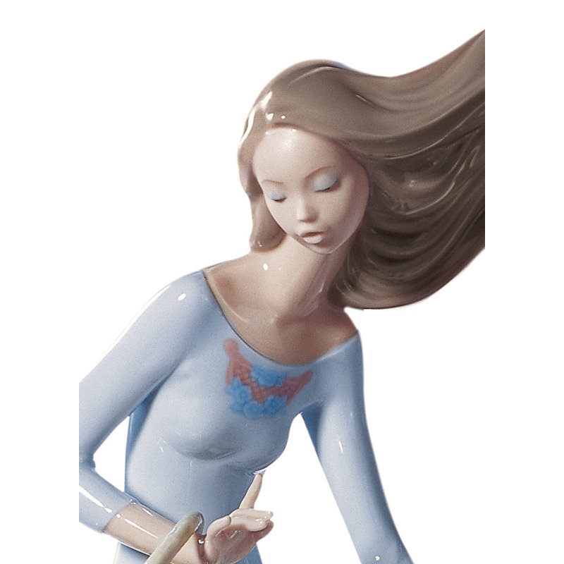Petals of the Wind Woman Figurine
