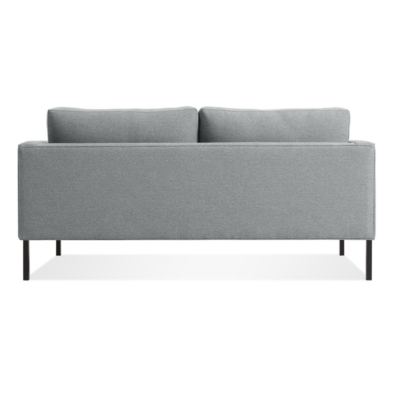 Paramount Loveseat, Sanford Ceramic Crossweave, Metal