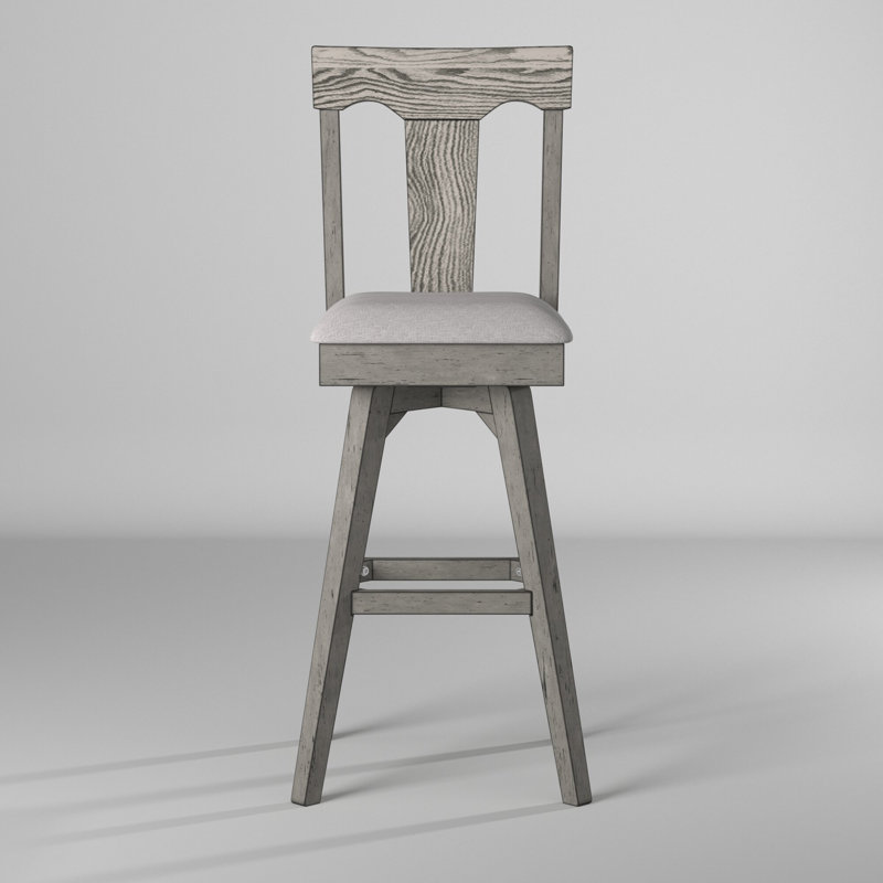 Camacho Swivel Upholstered Counter Stool, Bar Stool (30" Seat Height)