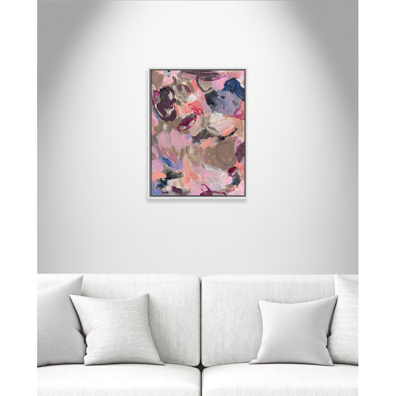 «Vineyard Evening Print» par Marisol Evora, Flotteur blanc, L 19,5 po x H 25,5 po