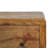 Solid Wood Oakish Three Drawer Chest