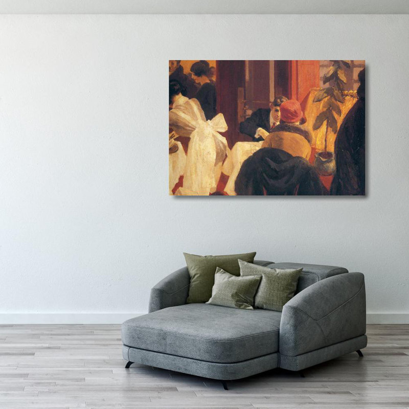 New York Restaurant, 28" H x 40" W