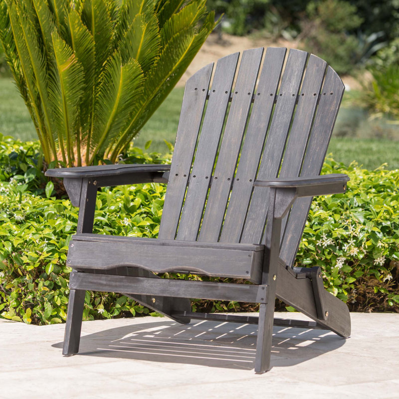 Malibu Adirondack Chair, Dark Gray