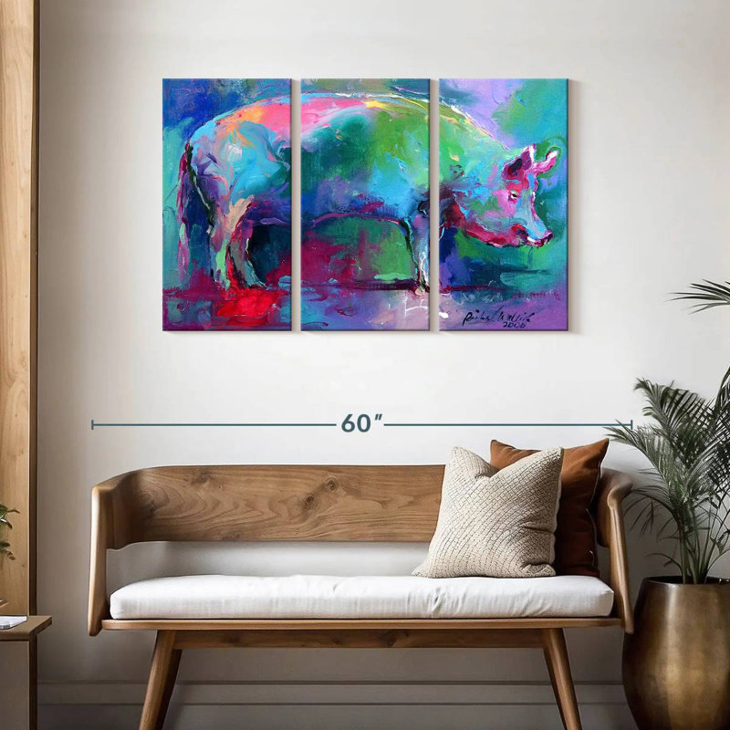 Brampt Pig II, 28" H x 45" W