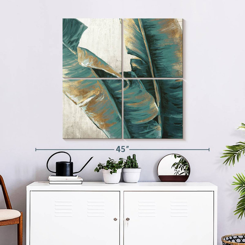 Harnek Rustic Banana Leaf, 32" H x 32" W