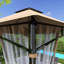Pavillon de jardin en fer à toit souple avec toit double-114479693-114479695
