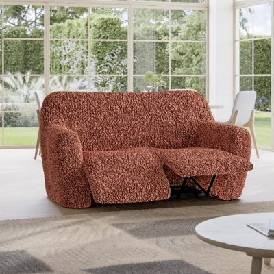 Housse extensible pour causeuse inclinable - Écologique et douce - Collection Fuco Cotton