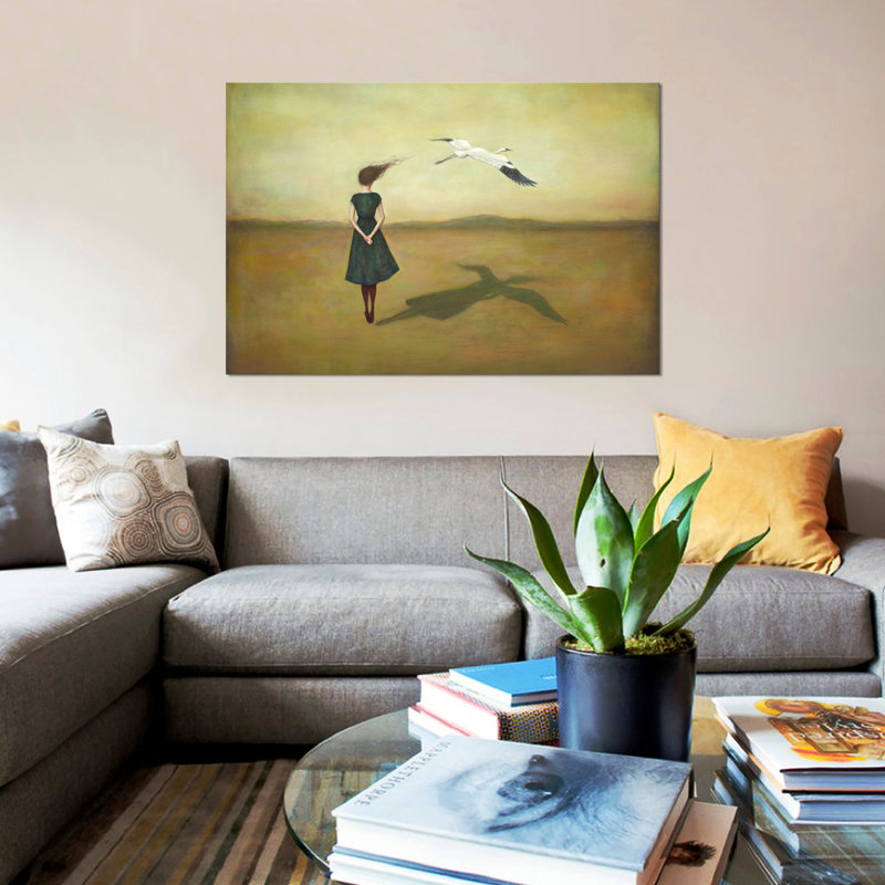 «Escapism» par Duy Huynh - reproduction d'art sur toile tendue, H 26 po x l 40 po x P 1,5 po, Pas de tapis, Toile tendue