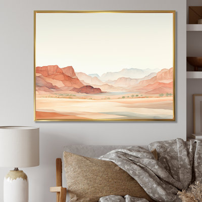Minimalism Canyon View I - Canyon Wall Art