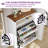 Versus Wood Tilt Out Open 24 Pair Shoe Storage Cabinet with Colourful LED Light-92356829