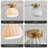 2 Pack White Ceramic Gold Base Semi Flush Mount Ceiling Light Vintage Hallway Light Fixtures, Modern Small Flush Mount Ceiling Light