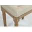 Petit banc rembourré, banc carré rembourré avec repose-pieds rustique, tabourets de coiffeuse pour la chambre à coucher