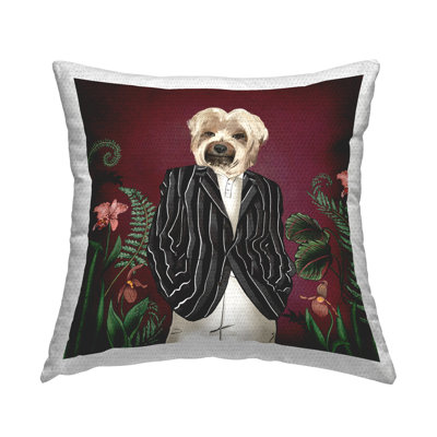 Striped Outdoor Throw Pillow