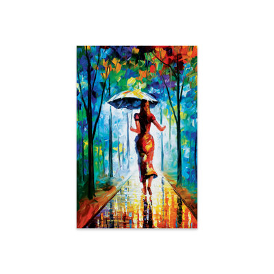 Courir vers l'amour II sur plastique / acrylique par Leonid Afremov, peinture