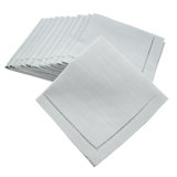 Kelton Hemstitched Border 12 Piece Napkin Set