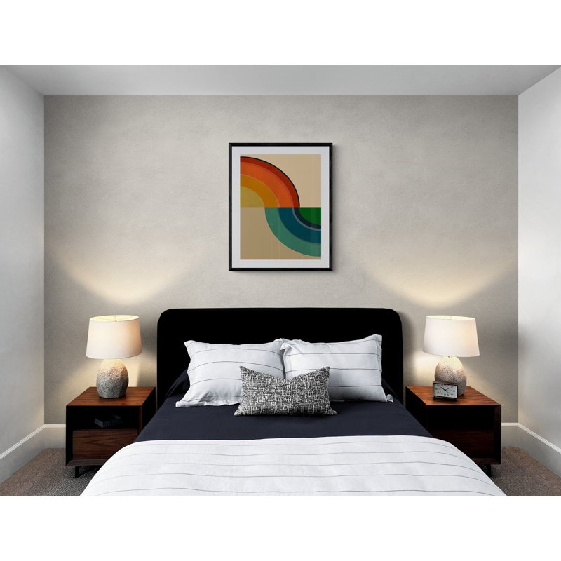Rainbows Print by Angel Estevez, 31.25" H x 25.25" W, Black Framed Paper