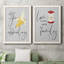 So So attrayant - ensemble de 2 pièces d'art textuel sur toile-668943467-668943461