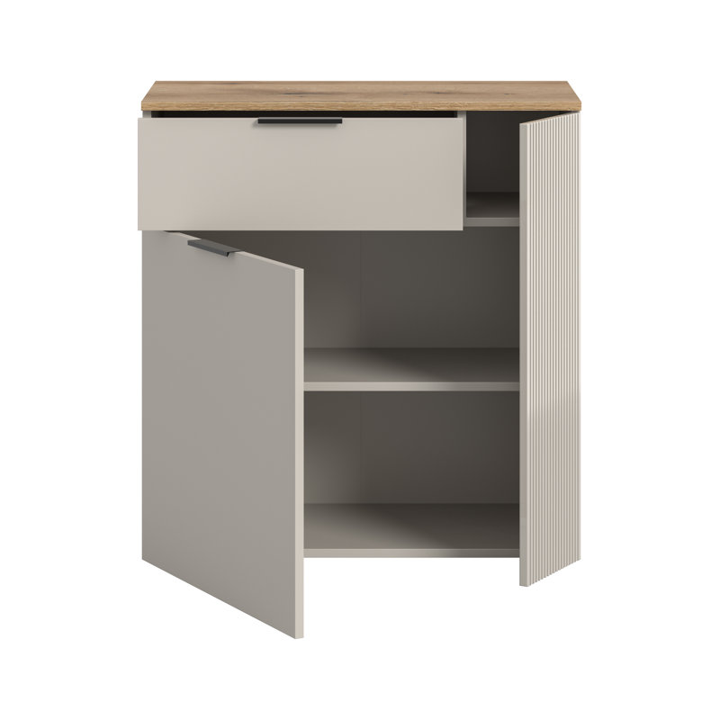 Particle Board / Chipboard Standard Accent Chest, 86 cm H x 80 cm L x 38 cm D