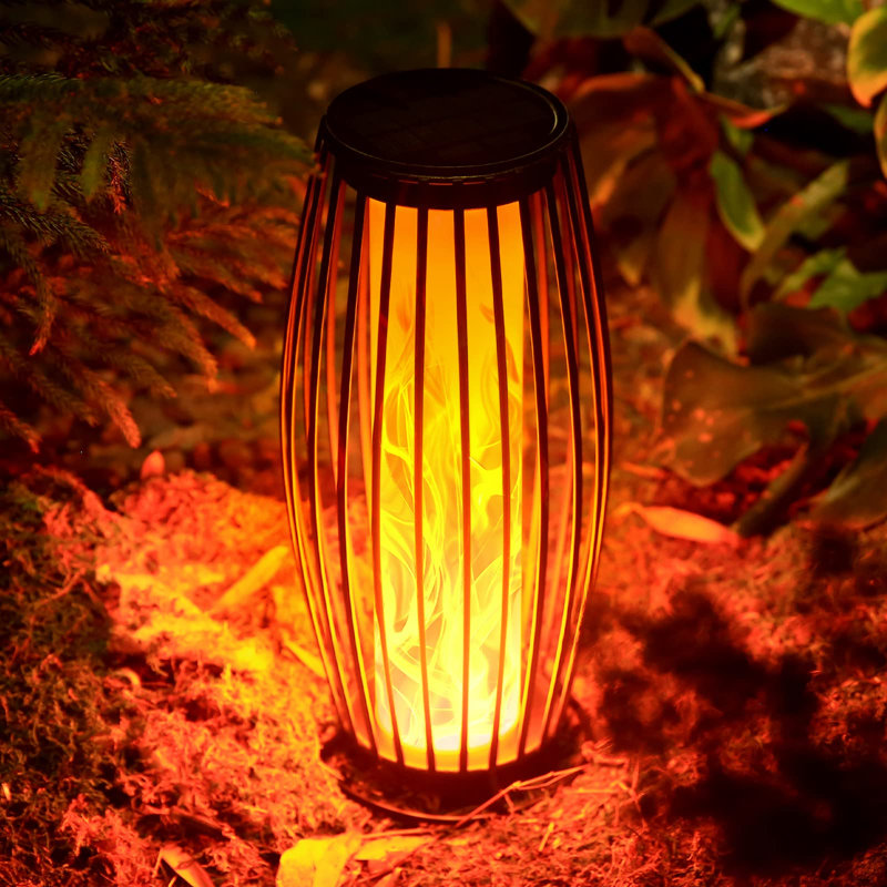 Lanterne solaire 15,35 po d'extérieur, lanterne solaire scintillante améliorée