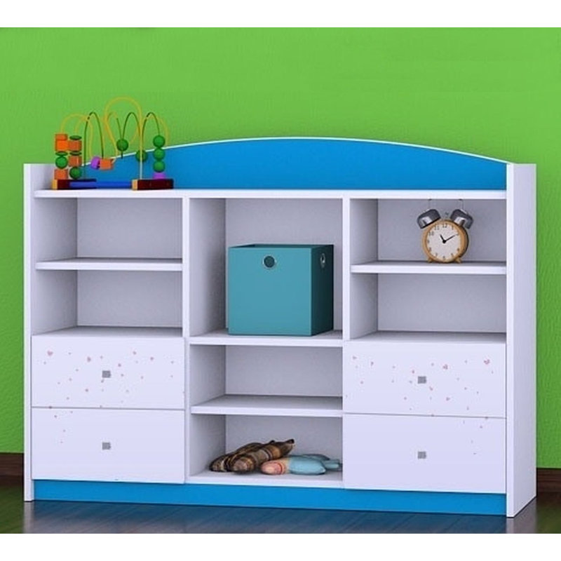 Maggie 92cm H X 129cm W Kids Cube, Blue