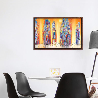 Sunset by Ekaterina Ermilkina - Painting on Canvas