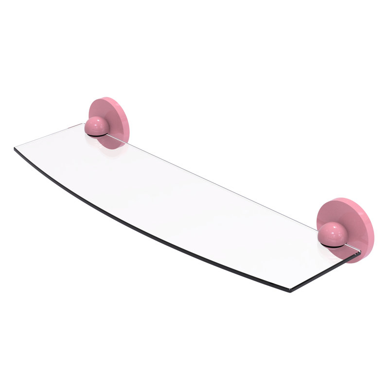 Tablette flottante Skyline, H 2,8 po x l 18 po x P 6,1 po, Rose