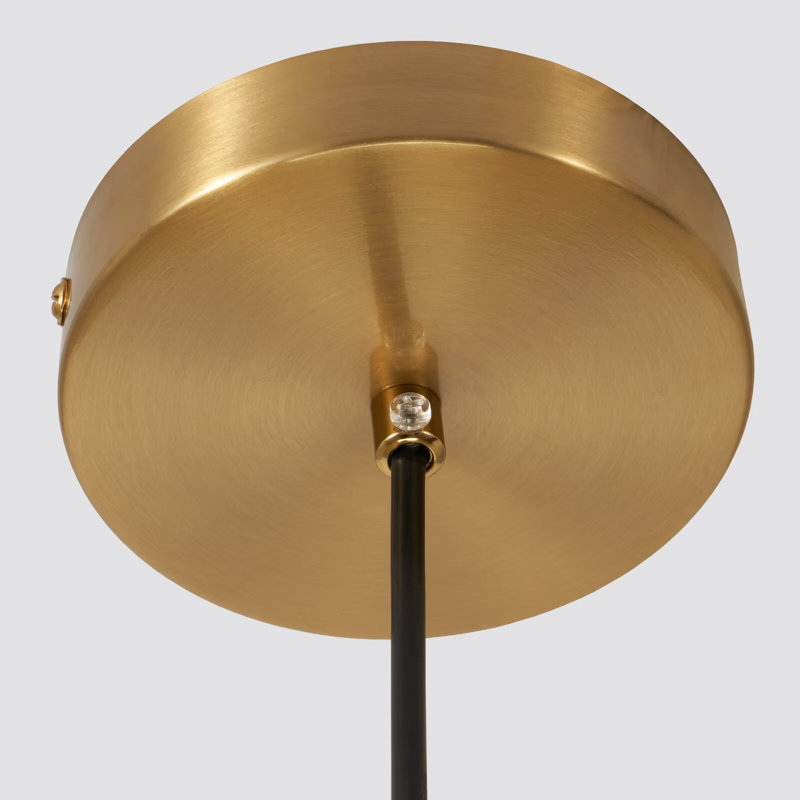 Luminaire suspendu conique à 1 lumière Yitel