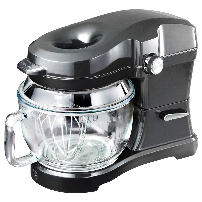 Kenmore Elite Ovation 5 Qt. Stand Mixer with Pour-In Top, 500W, Gray