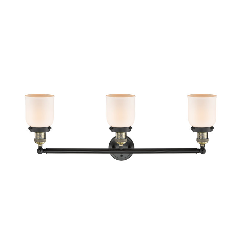 3 - Light Dimmable LED Bath Bar, Black Antique Brass