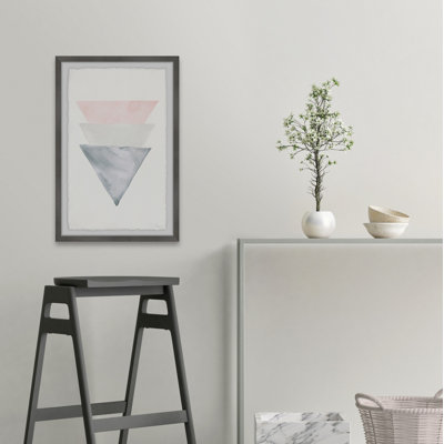 «Triple Cones», reproduction encadrée