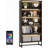 5-Tier LED Library Bookshelf with Heavy Duty Storage-1578898166