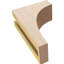 Bois de cèdre brut StockportThane Corbel, apprêté brun clair Stockport-88291796