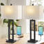 Arthuree Table Lamp Set 28.5" Brass Gold Table Lamp Set with USB-1429175581