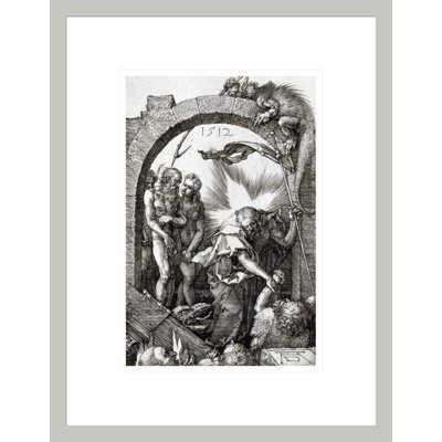 «Harrowing of Hell or Christ's Descent in Limbo» par Albrecht Dürer, impression giclée encadrée