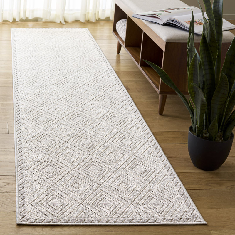 Veranda Performance Geometric Indoor Rug, Runner 2'2" x 9'