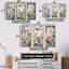 Minimalisme, jonquilles blanches III - ensemble de jonquilles sur toile-107755191-107755193