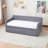 Twin Upholstered Daybed Frame With Trundle, Twin Size Sofa Bed For Bedroom Living Room Guest Room, Wood Slat Support-288020163